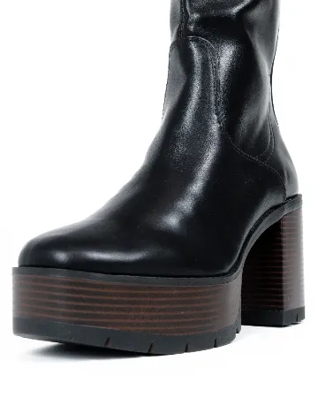 Cizme Stradivarius, negru Negru