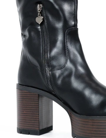 Cizme Stradivarius, negru Negru