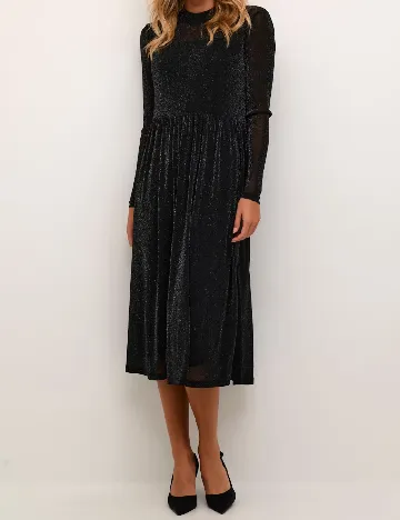 Rochie medie Kaffe, negru Negru