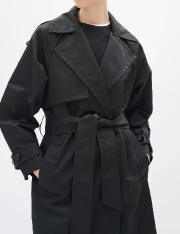 Trench InWear, negru Negru