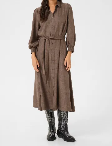 Rochie medie Kaffe, maro Maro