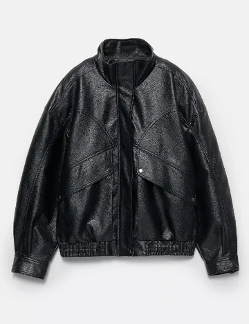 Jacheta Pull&Bear, negru Negru
