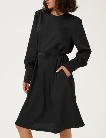 Rochie medie Kaffe, negru Negru