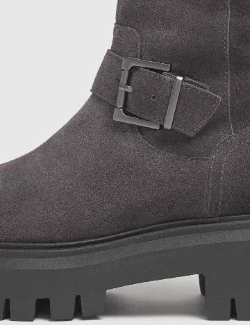 Ghete Stradivarius, gri inchis Gri