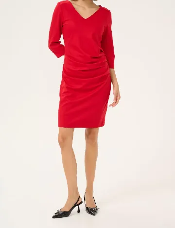 Rochie scurta Kaffe, rosu Rosu