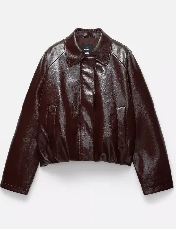 Jacheta Pull&Bear, visiniu Rosu