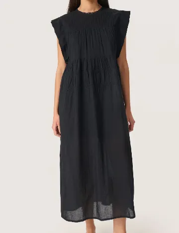 Rochie lunga Soaked In Luxury, negru Negru