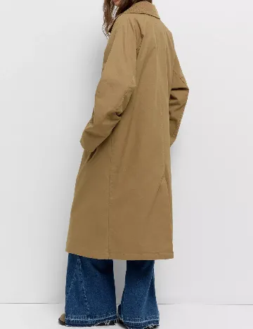Trench Pull&Bear, maro deschis Maro