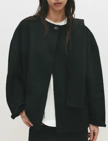 Jacheta Pull&Bear, negru Negru