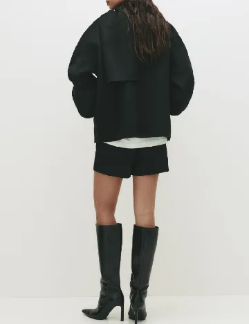 Jacheta Pull&Bear, negru Negru