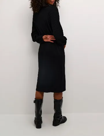 Rochie medie Kaffe, negru Negru