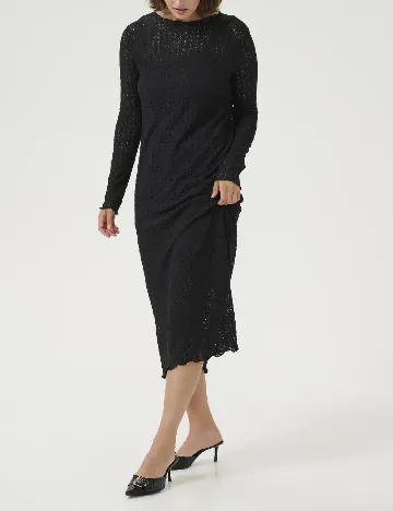 Rochie lunga Kaffe, negru Negru