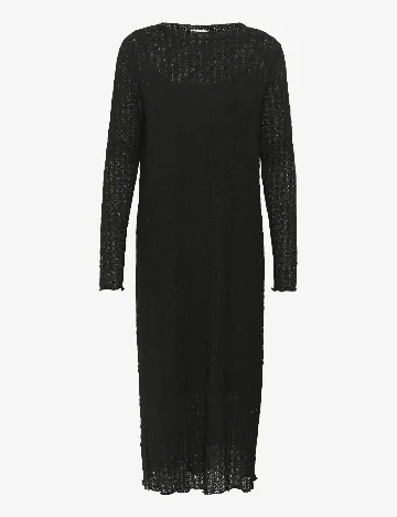 Rochie lunga Kaffe, negru Negru