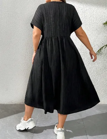 Rochie medie SHEIN CURVE, negru Negru