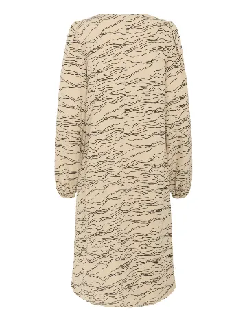 Rochie medie Kaffe, crem Crem