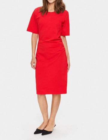 Rochie medie Saint Tropez, rosu