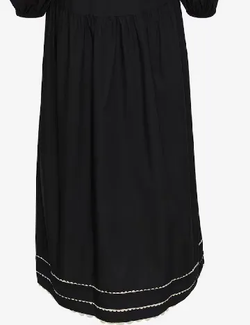 Rochie lunga Culture, negru Negru