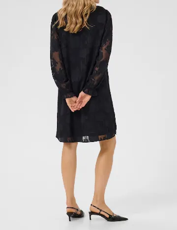 Rochie scurta Cream, negru Negru