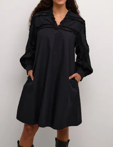 Rochie scurta Culture, negru Negru