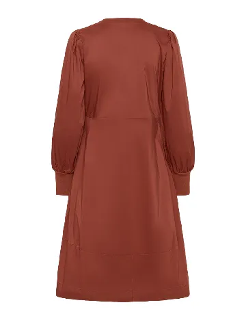 Rochie medie Culture, caramiziu Maro