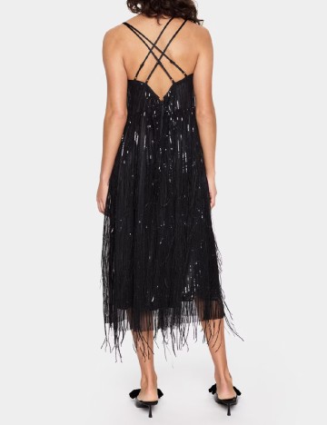 Rochie medie Saint Tropez, negru