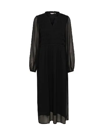Rochie lunga Kaffe, negru Negru