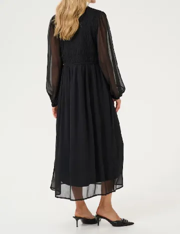 Rochie lunga Kaffe, negru Negru