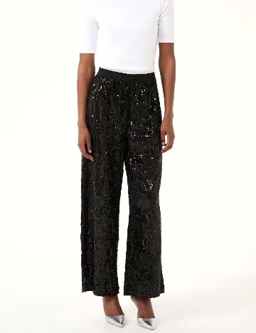 Pantaloni Kaffe, negru Negru