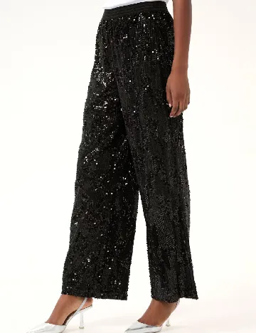 Pantaloni Kaffe, negru Negru