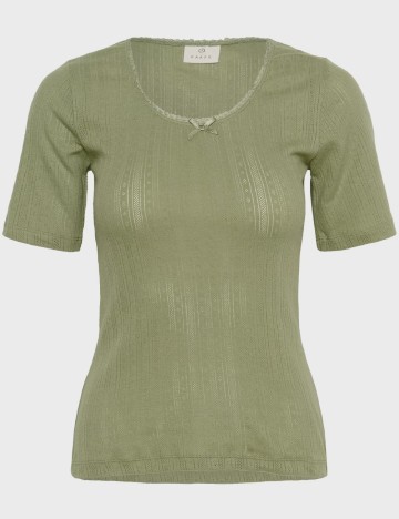 Tricou Kaffe, verde