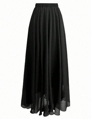 Fusta SHEIN CURVE, negru
