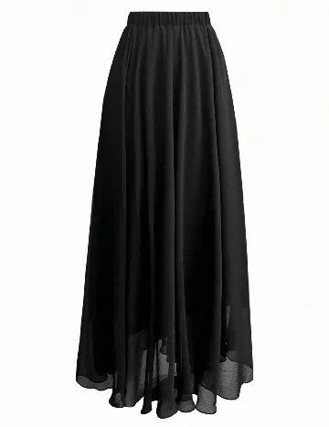 Fusta SHEIN CURVE, negru Negru