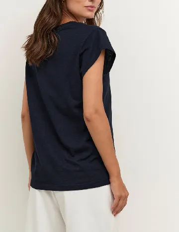 Tricou Culture, bleumarin inchis Albastru