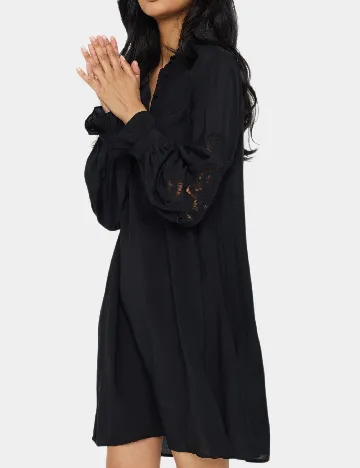 Rochie scurta Saint Tropez, negru Negru