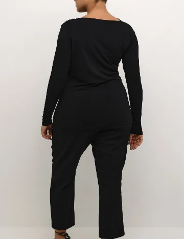 Bluza Kaffe Curve, negru Negru