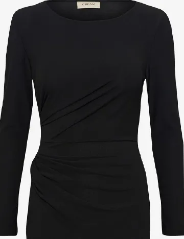 Rochie medie Cream, negru Negru