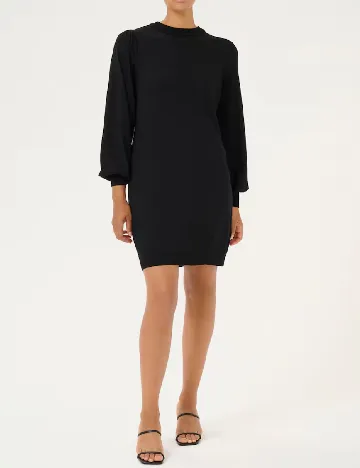 Rochie scurta Kaffe, negru Negru