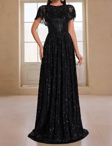 Rochie lunga Giffniseti, negru Negru