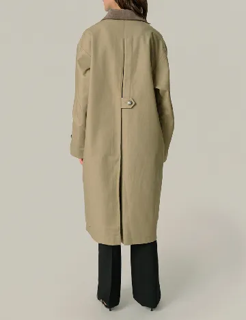 Trench Soaked In Luxury, kaki Verde