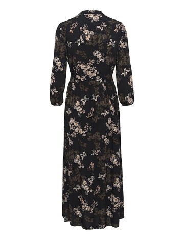 Rochie lunga Cream, negru
