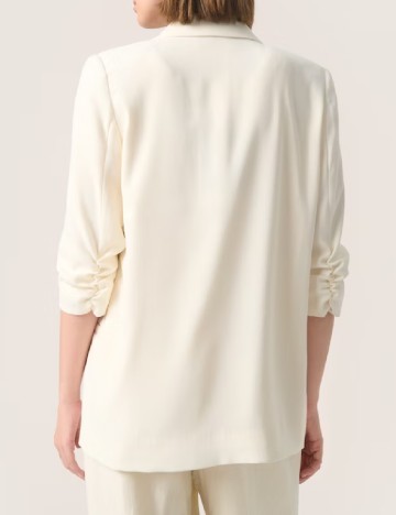 Blazer Soaked In Luxury, ecru