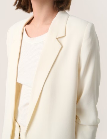 Blazer Soaked In Luxury, ecru