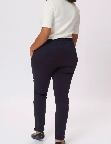 Pantaloni Kaffe Curve, bleumarin Albastru