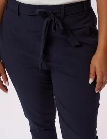 Pantaloni Kaffe Curve, bleumarin Albastru