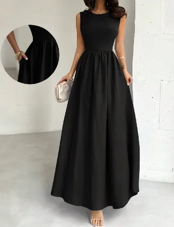 Rochie lunga SHEIN, negru Negru