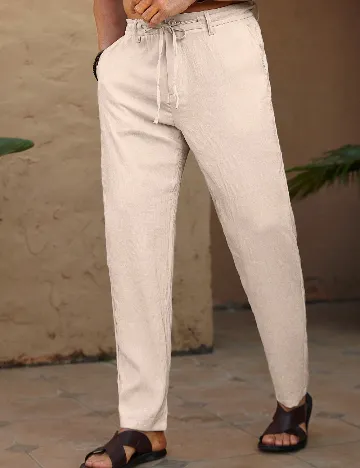 Pantaloni SHEIN, crem Crem