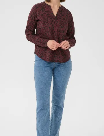 Bluza Kaffe, visiniu Rosu