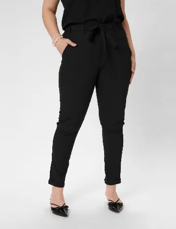 Pantaloni Kaffe Curve, negru Negru