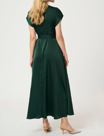 Rochie lunga Cream, verde