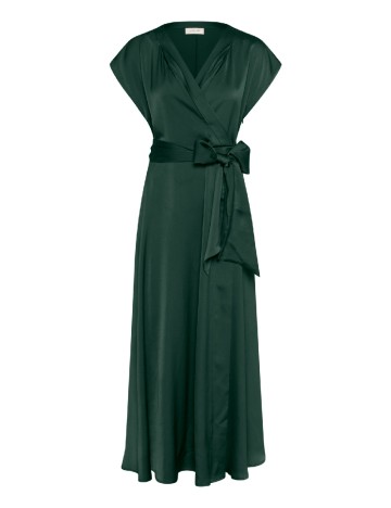 Rochie lunga Cream, verde